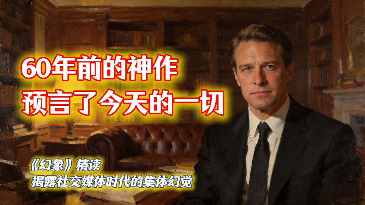 新闻是演的，人设是装的，焦虑是卖的｜《幻象》精读：60年前的书，精准诊断了今天的我们！#社交媒体 #新闻学 #认知提升 #个人成长 #好书分享