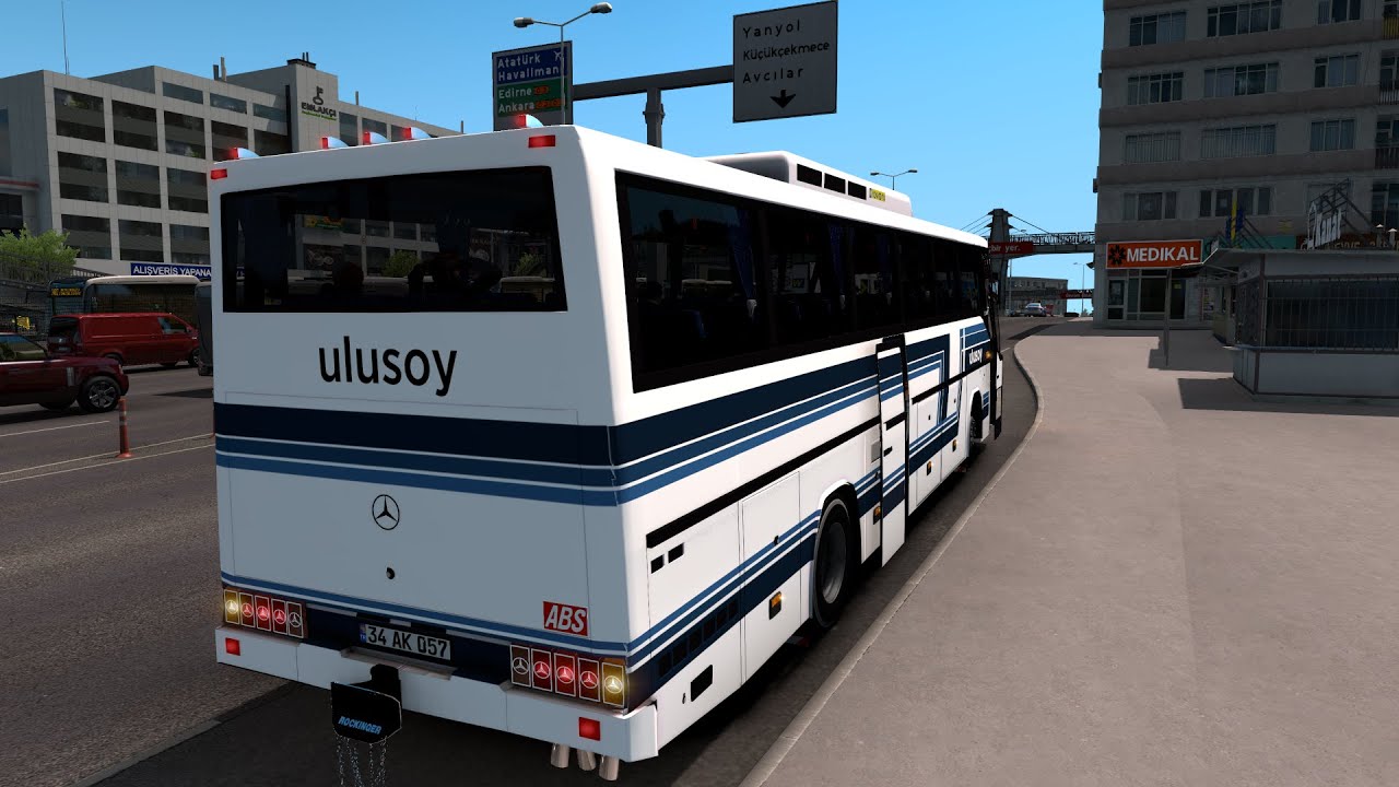 ETS 2 | MERCEDES O304 EFSANE OTOBÜS! | YOLCU VE MUAVİN ANİMASYONU! | EDİRNE - İSTANBUL