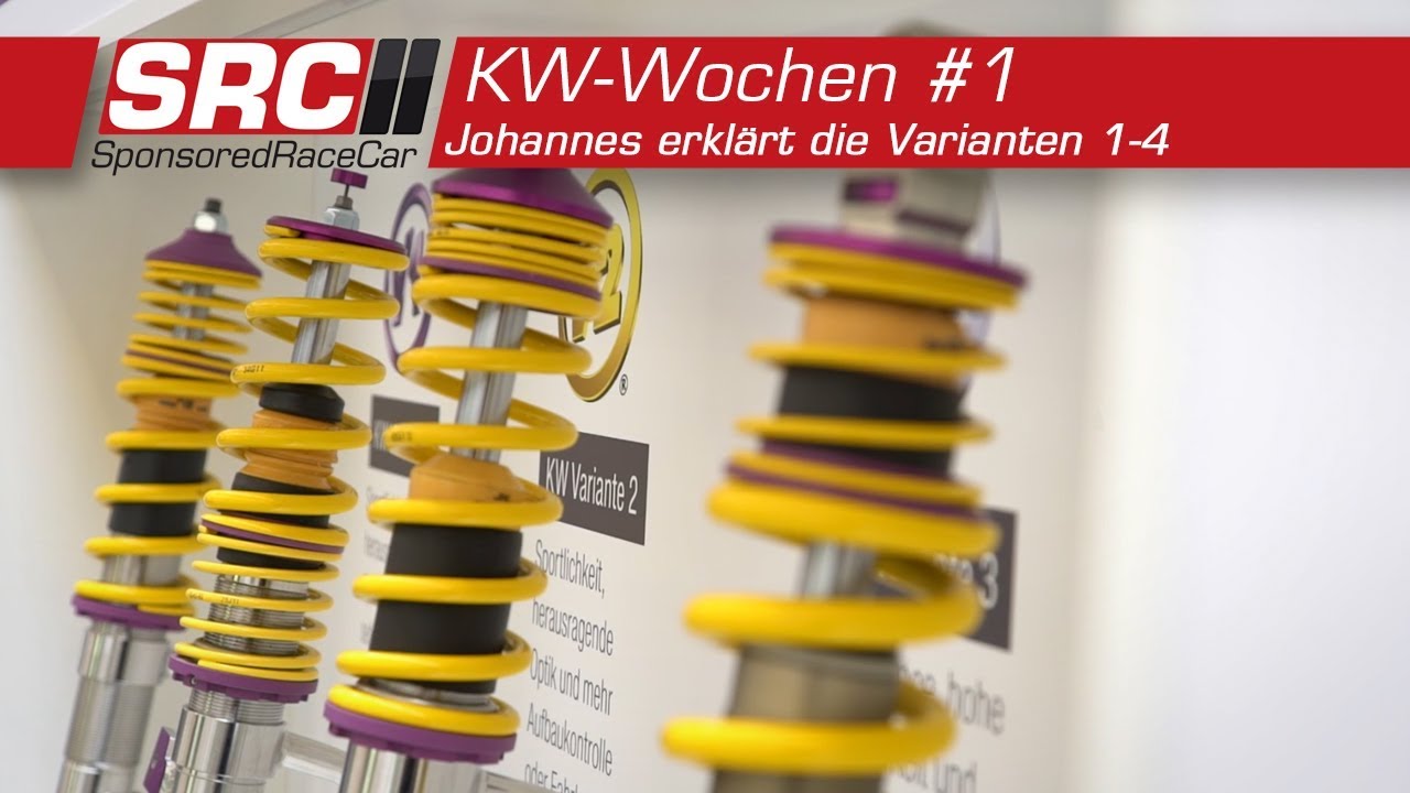 Johannes erklärt uns die Varianten V1-V4! | KW Wochen #1 - SponsoredRaceCar