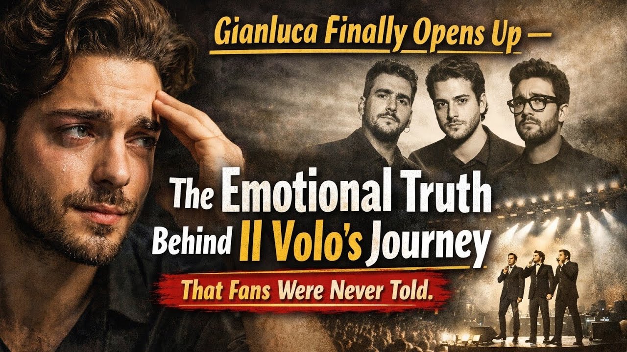 Gianluca Finally Opens Up — The Emotional Truth Behind Il Volo's Journey That Fans Were Never Told