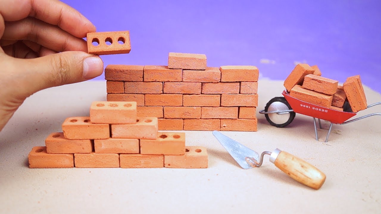 Faça Incríveis Mini tijolos para construção