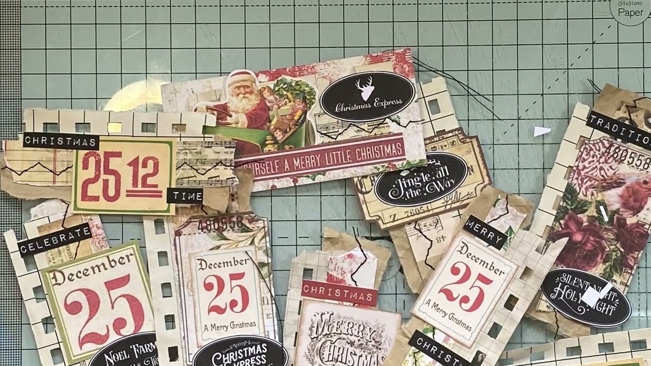 Craft With Me : Scraps to Christmas Cluster Treasures