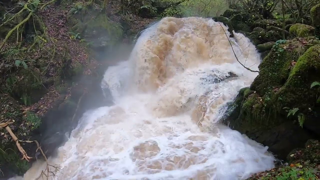 STORM BERT RAGING OVER EXMOOR