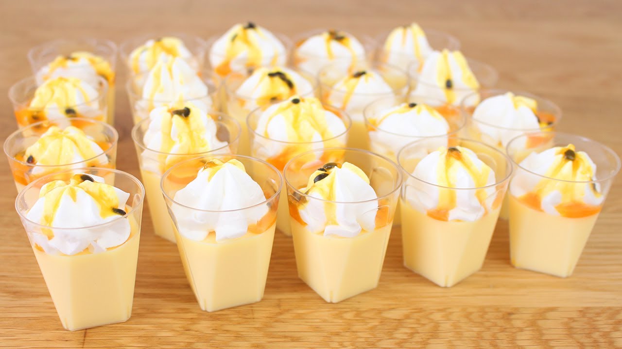 MOUSSE DE MARACUJÁ NO COPINHO PARA FESTA SUPER FÁCIL DE FAZER | CAKEPEDIA