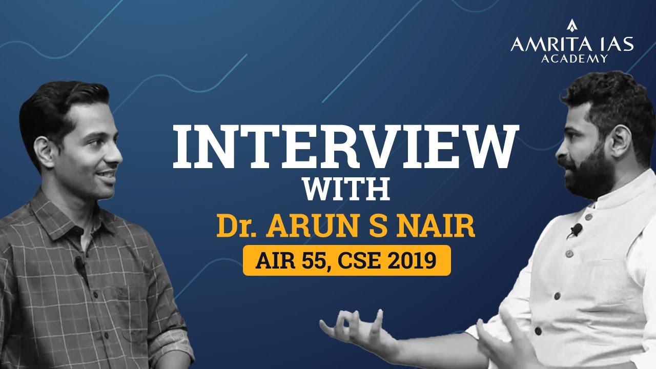 Interview with Dr Arun S Nair