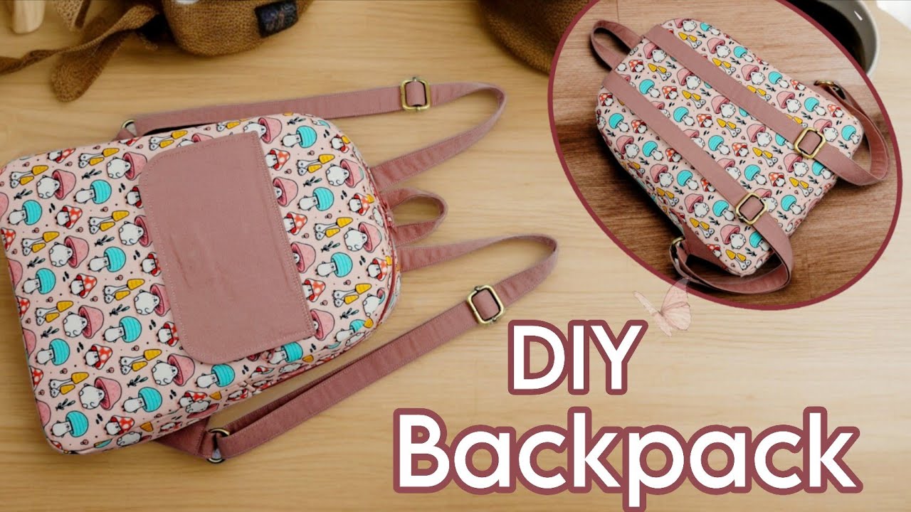 DIY Cara Membuat Tas/Backpack Tutorial & Pattern