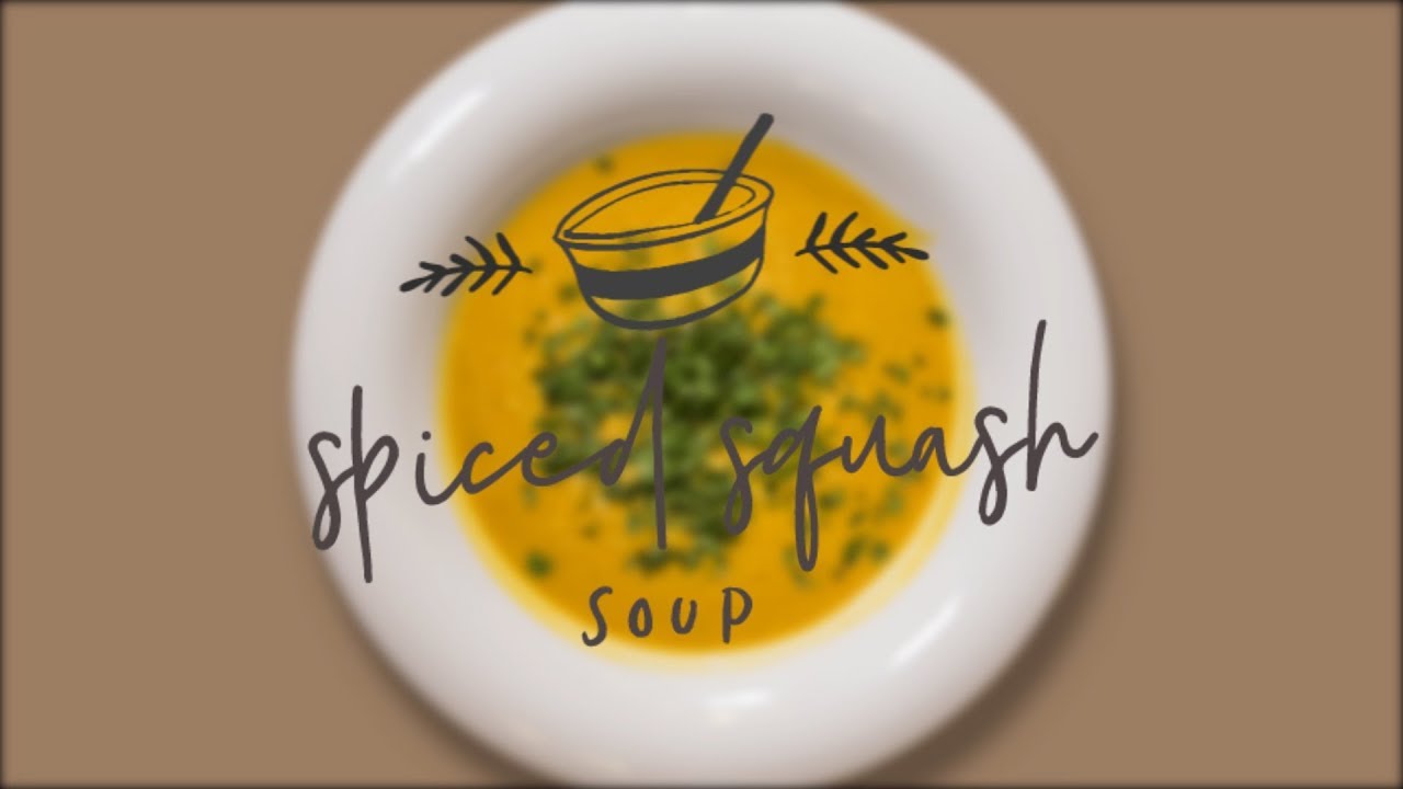 Spiced squash soup