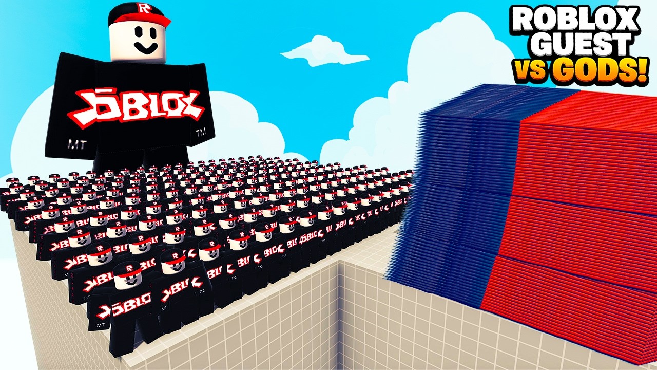 200x ROBLOX GUEST + 1x GIANT vs EVERY GOD - Totally Accurate Battle Simulator TABS
