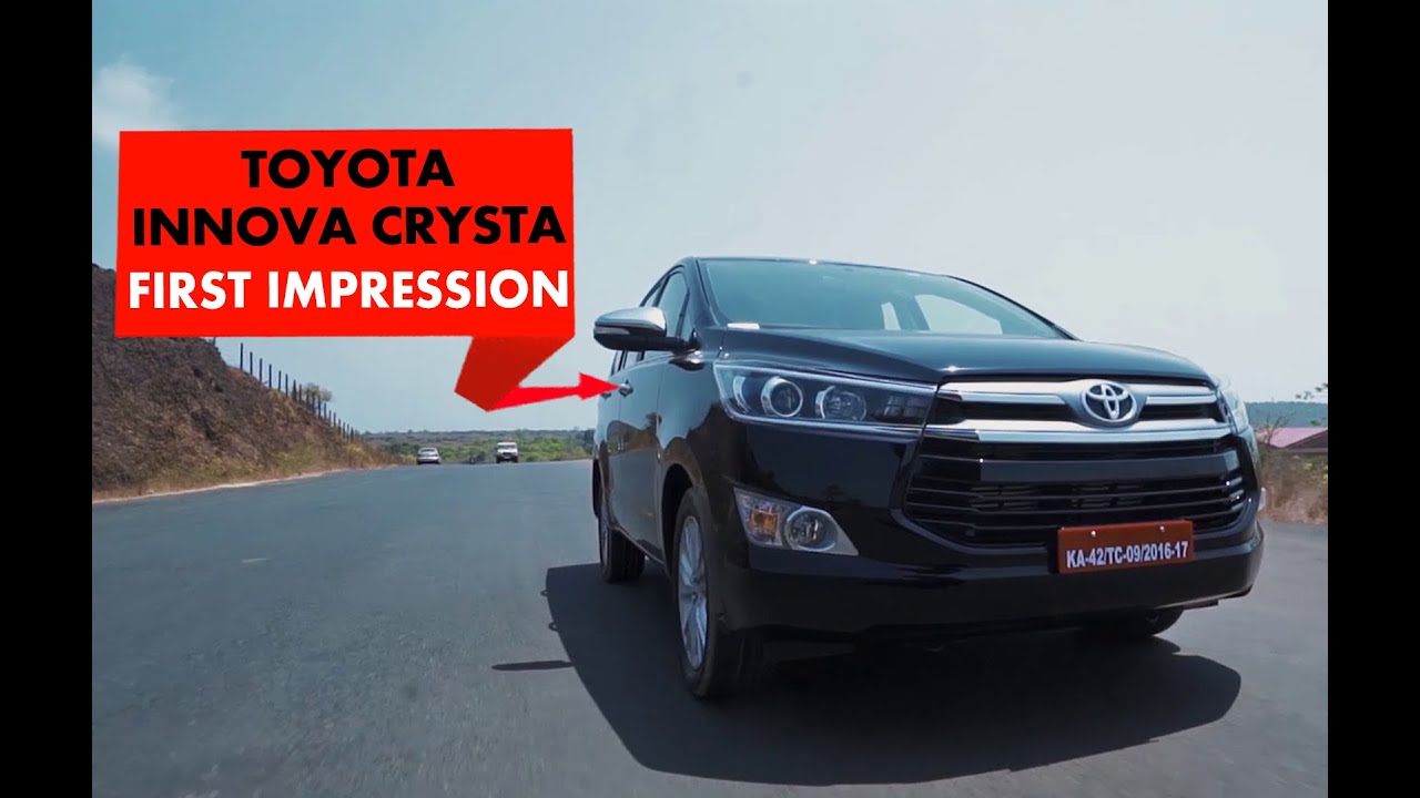 New Toyota Innova Crysta : First Drive : PowerDrift