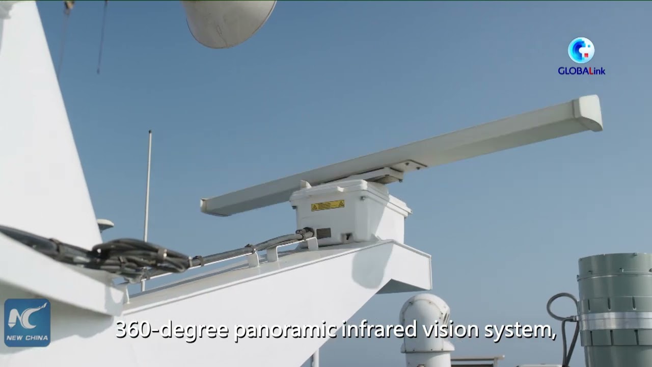 GLOBALink | China's 1st intelligent research vessel with digital twin system makes maiden voyage