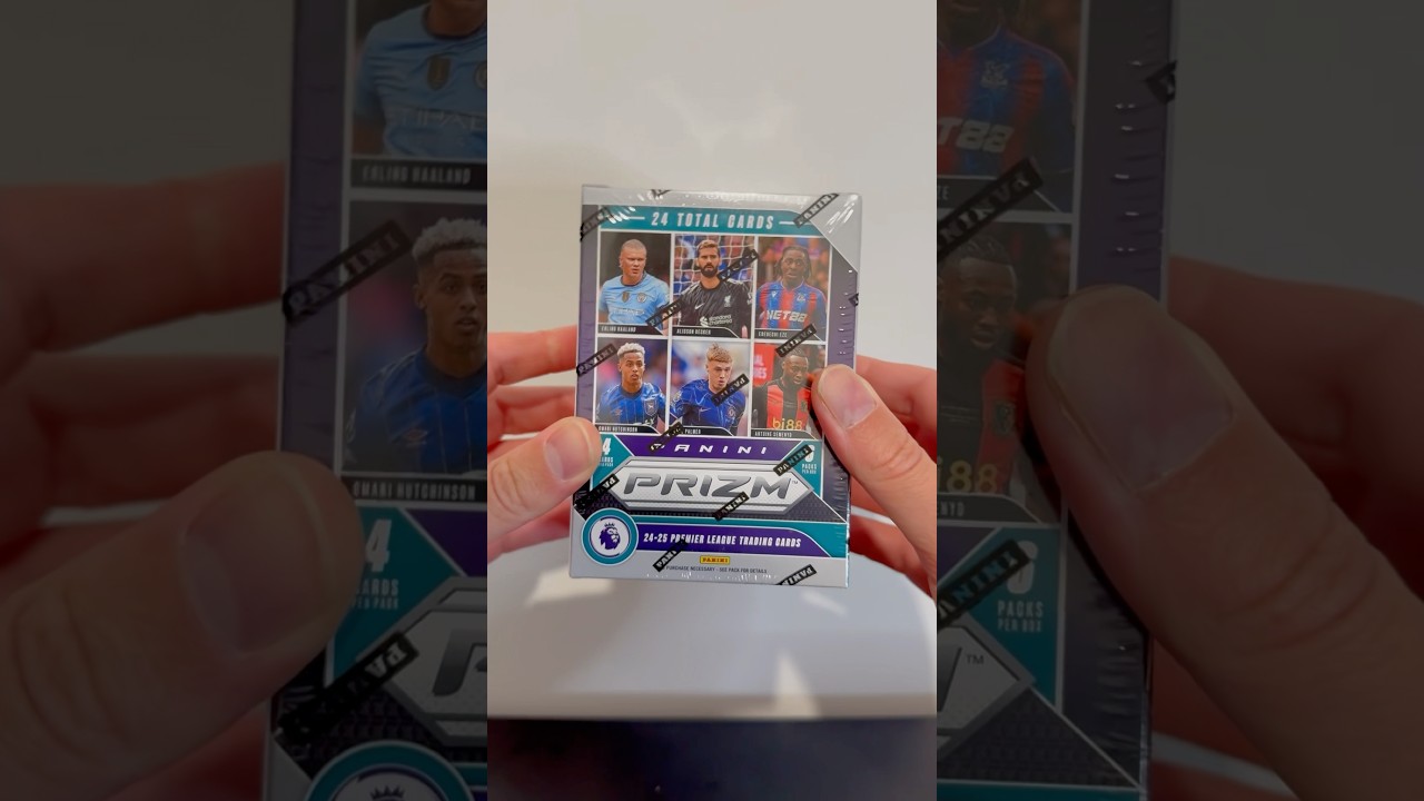 Opening the new Panini Prizm Premier League 24/25 blaster box! ⚽️🔥