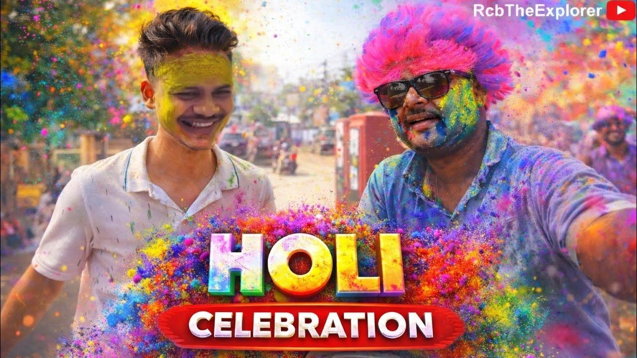 Is Baar Holi Mein Bahut Maza Aaya 😍 | Holi Vlog 2026 | @RcbTheExplorer 