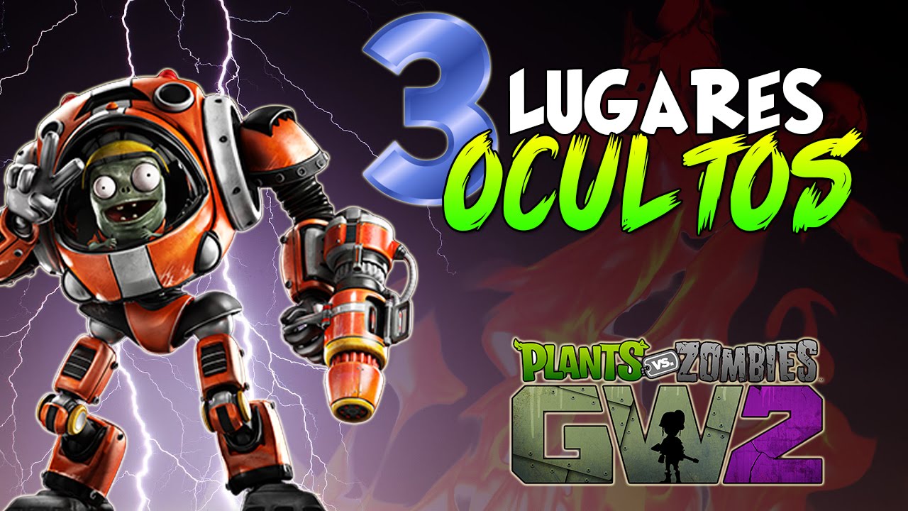 PvZ Garden Warfare 2 - 3 Lugares Ocultos! (Cofres +50,000 Monedas)