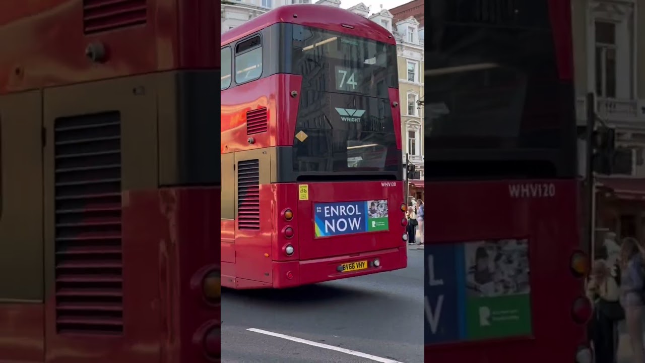 *BV66 VHY*Go Ahead London 66Reg Volvo B5LH Wright Eclipse Gemini 3