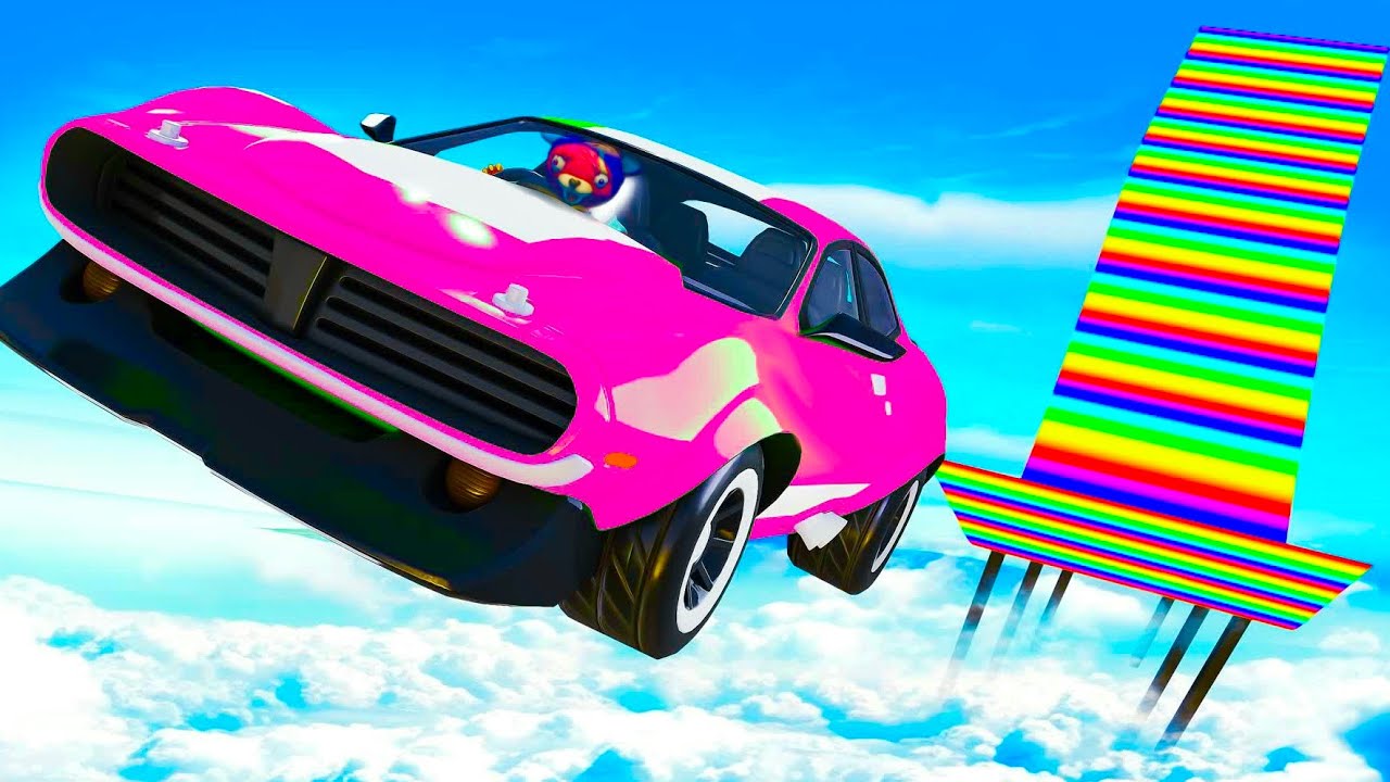 ¡SALTOS IMPOSIBLES CON COCHES EN FORTNITE! 😨