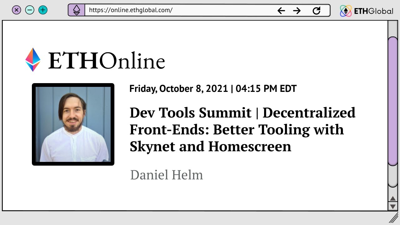 Decentralized Front Ends: Better Tooling with Skynet and Homescreen