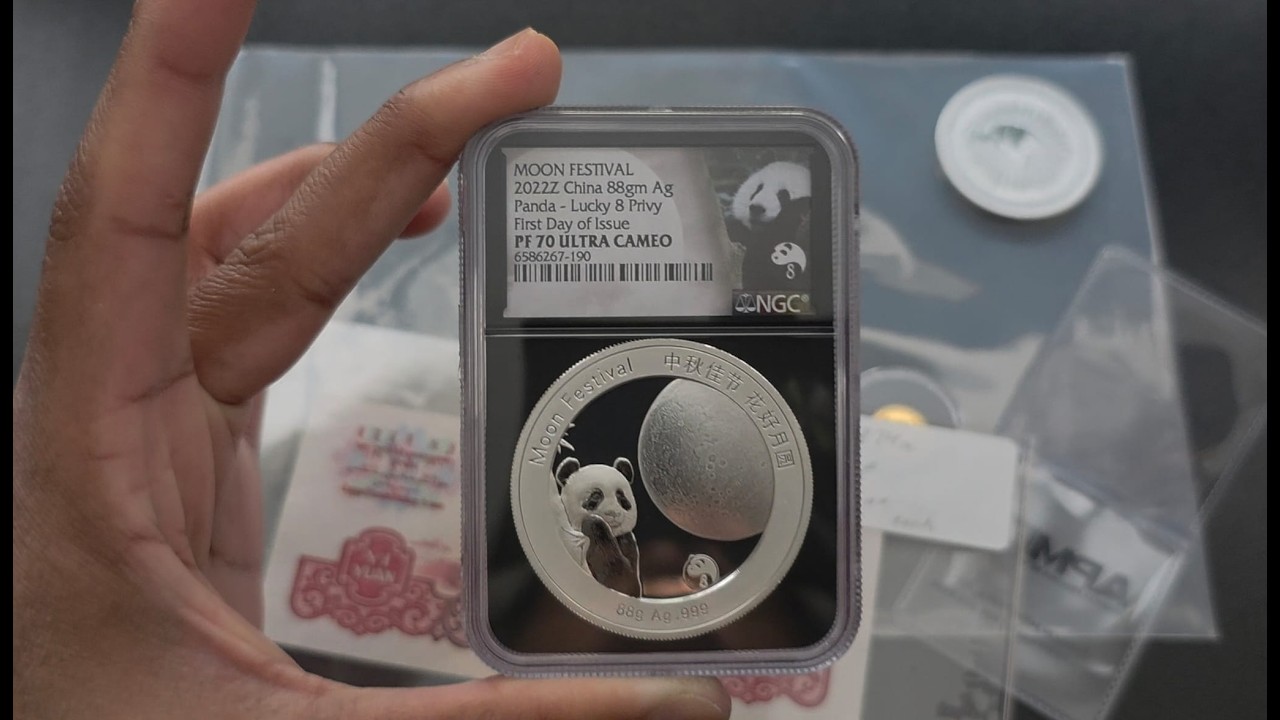 UNBOXING MOON FESTIVAL 🐼 + GOLD/SILVER  COINS + 1960 CHINA BILL