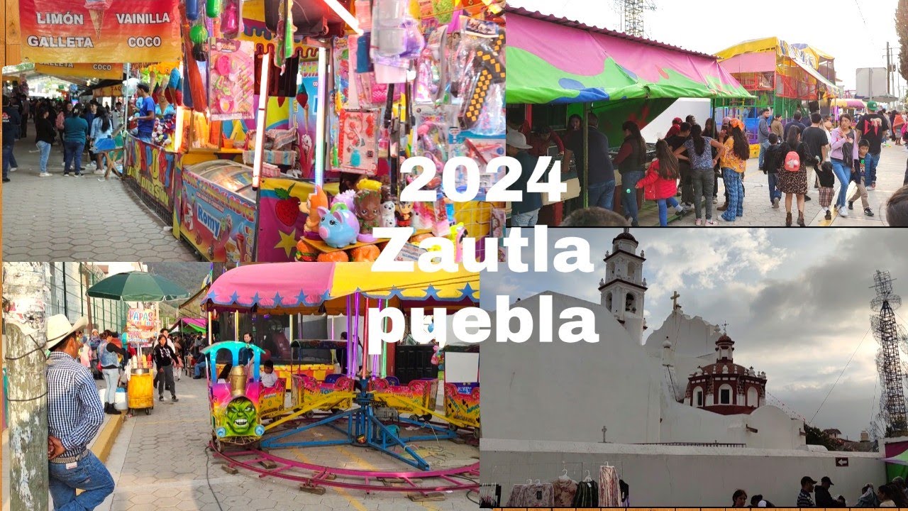 zautla puebla feria de durazno la feria en la tarde mes de julio año 2024