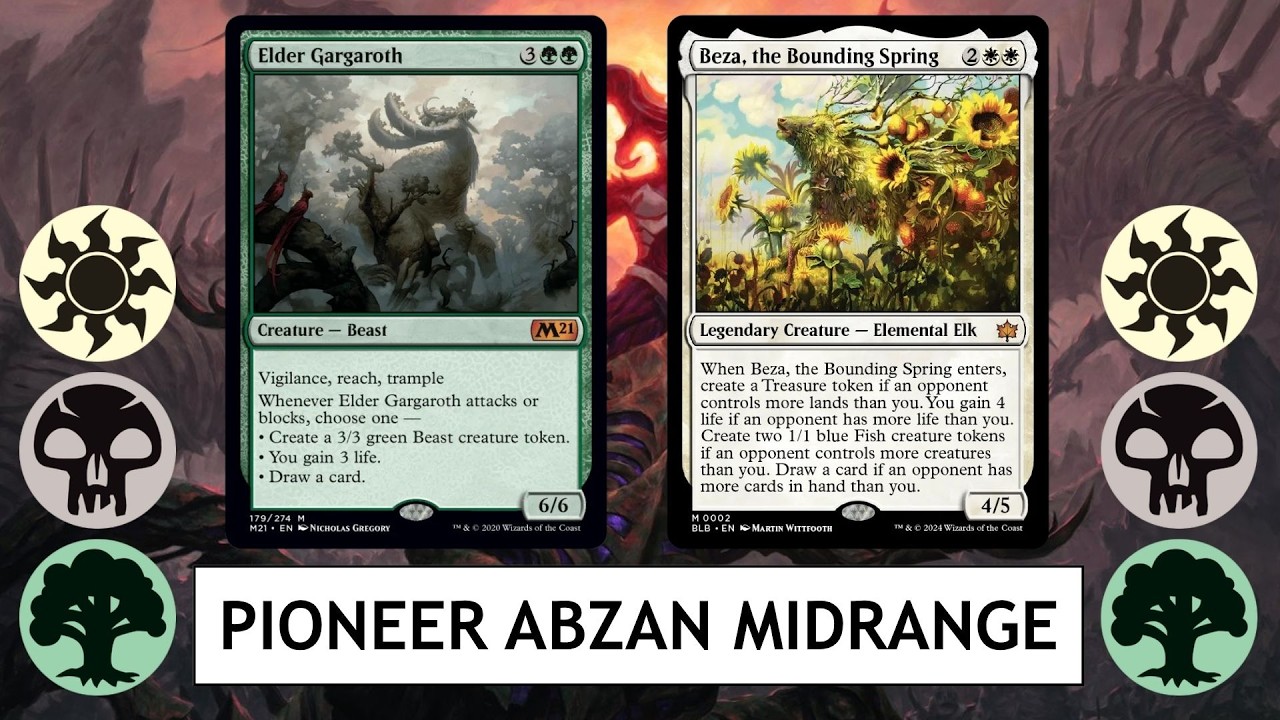 MTG Pioneer Abzan Midrange - Не знаю, почему эта колода работает, но она как-то работает.