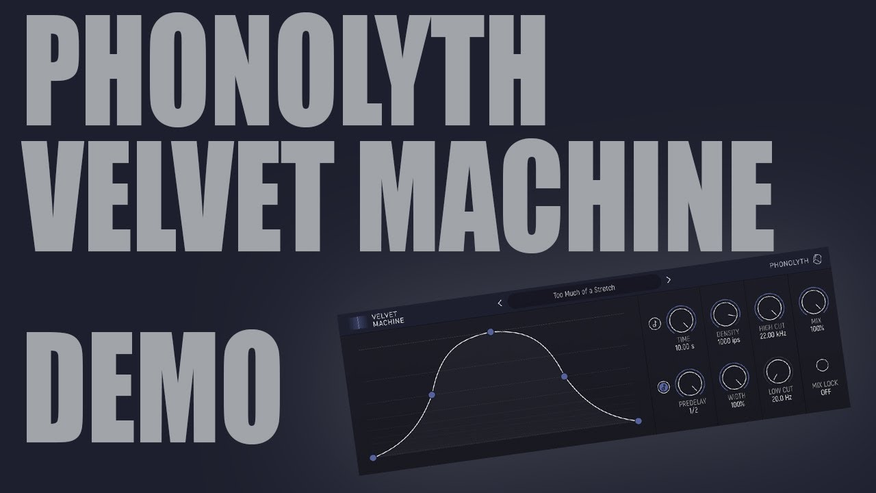 Phonolyth - Velvet Machine - Demo (non-linear reverb)