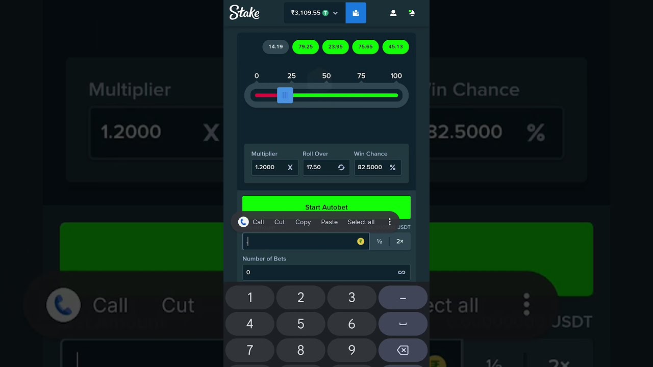 Best dice strategy on stake 💸💸💸 #gaming #stakechallenge #stake