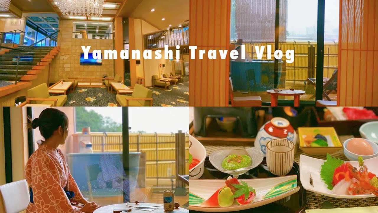 Luxury Hotel in Japan 河口湖  Fujikawaguchiko Onsen Konanso Hotel/Yamanashi Travel Vlog