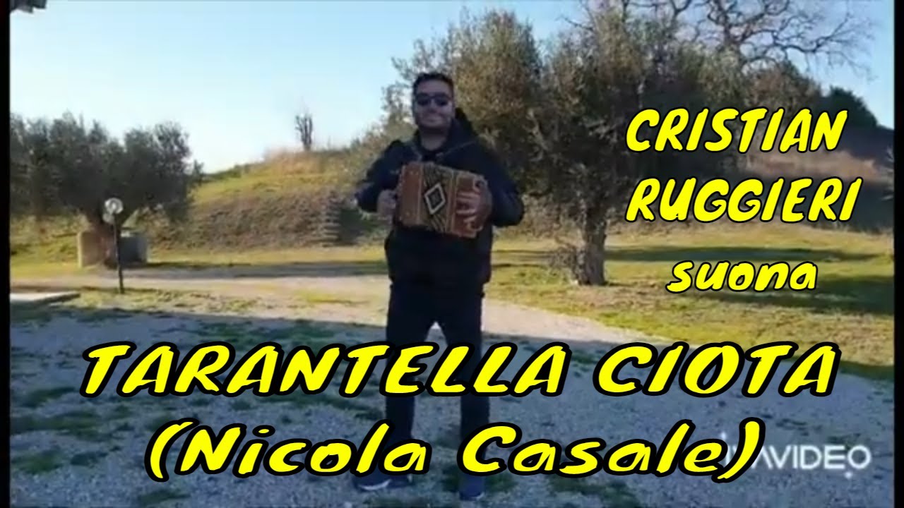 Cristian Ruggieri suona TARANTELLA CIOTA (Nicola Casale) ORGANETTO DIATONICO