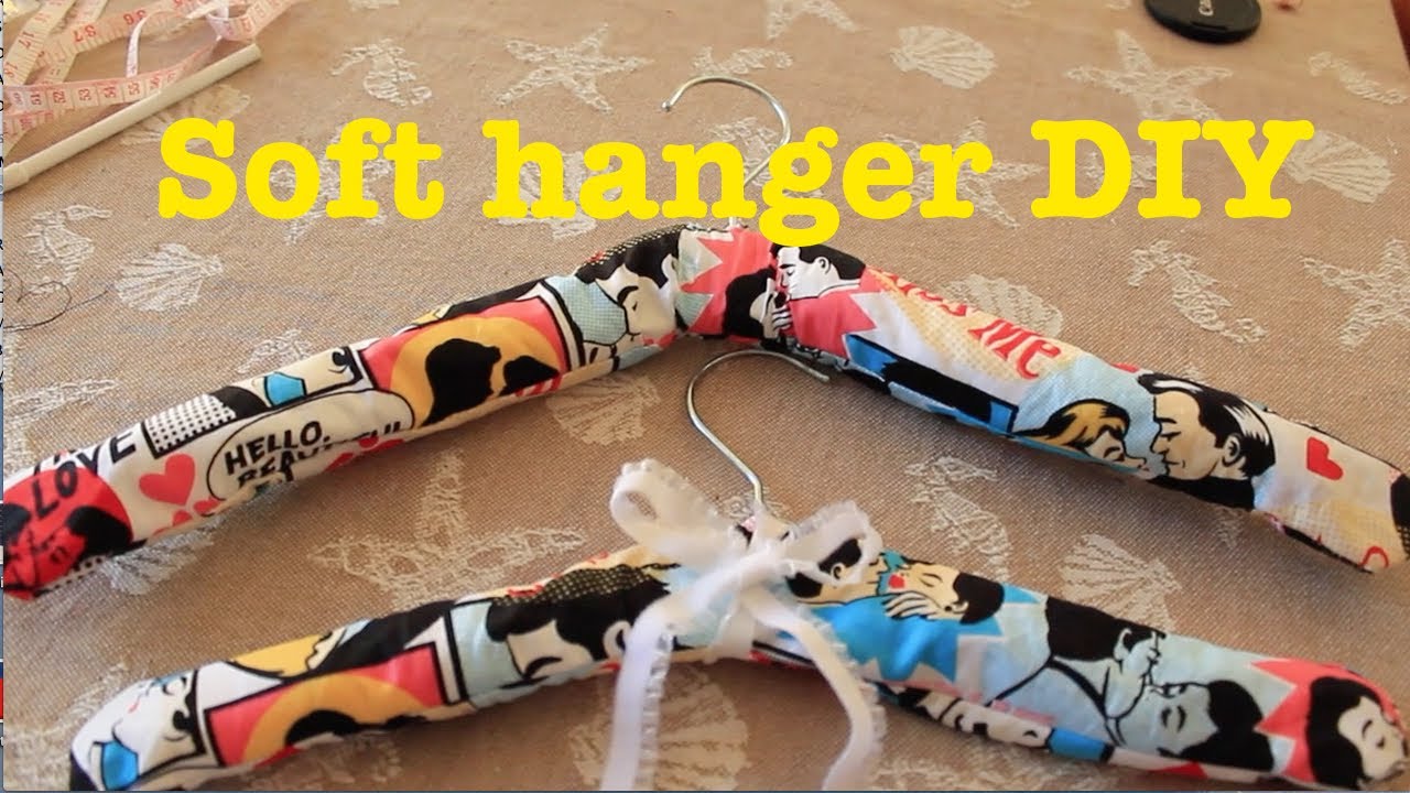 Fabric soft hanger DIY (trasformare una vecchia gruccia)