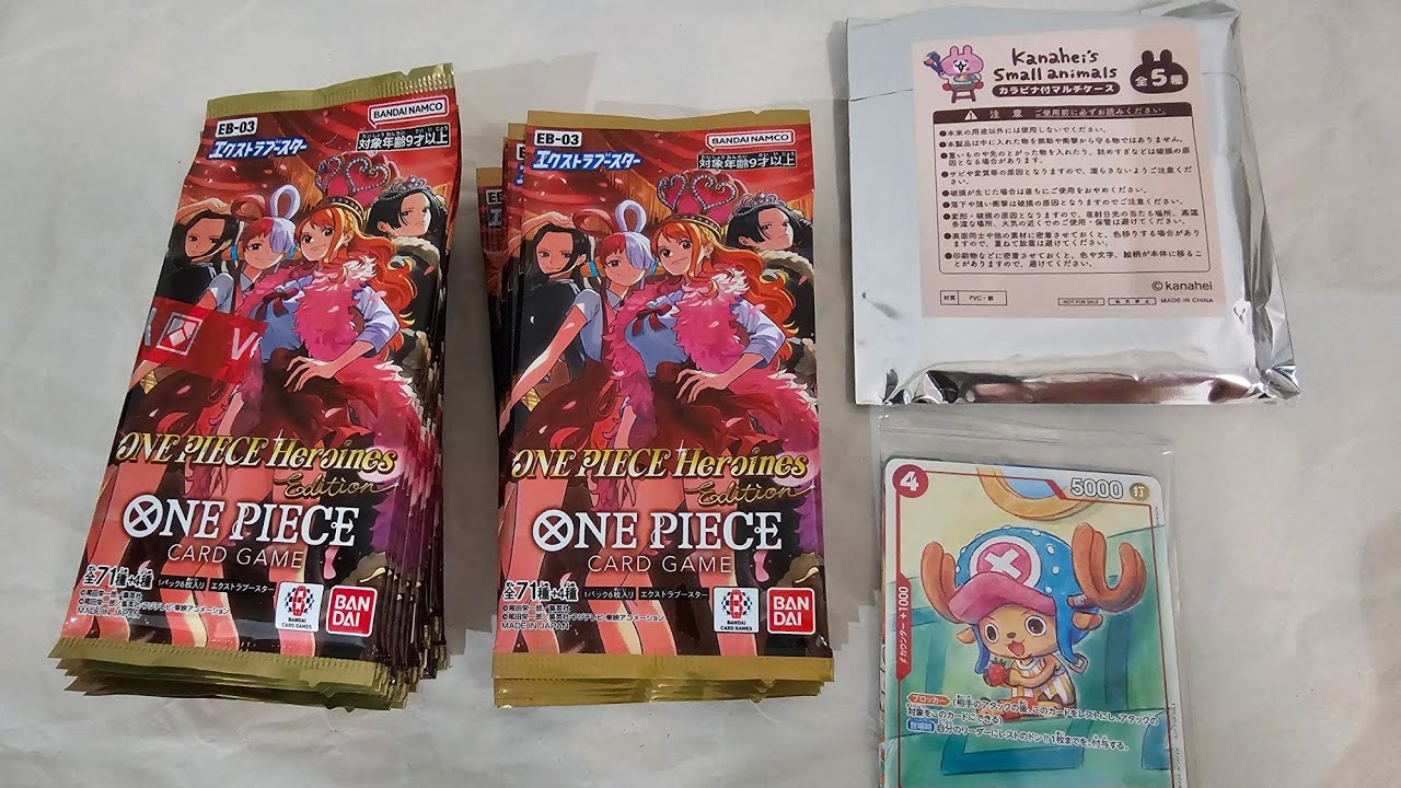 [One Piece] Heroines Edition 20 Packs Opening!