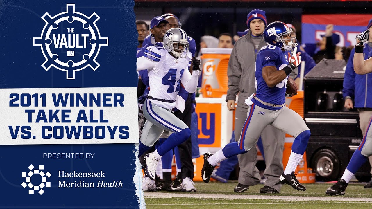 Giants Clinch NFC East in 2011 Winner Take All Game vs. Cowboys | New York Giants