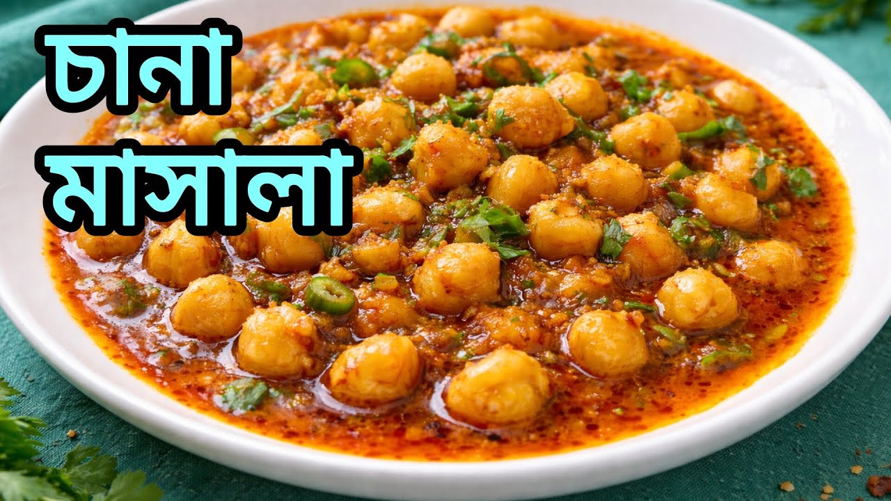 অসাধারণ সাধের চানা মশলা//CHANA MASALA 