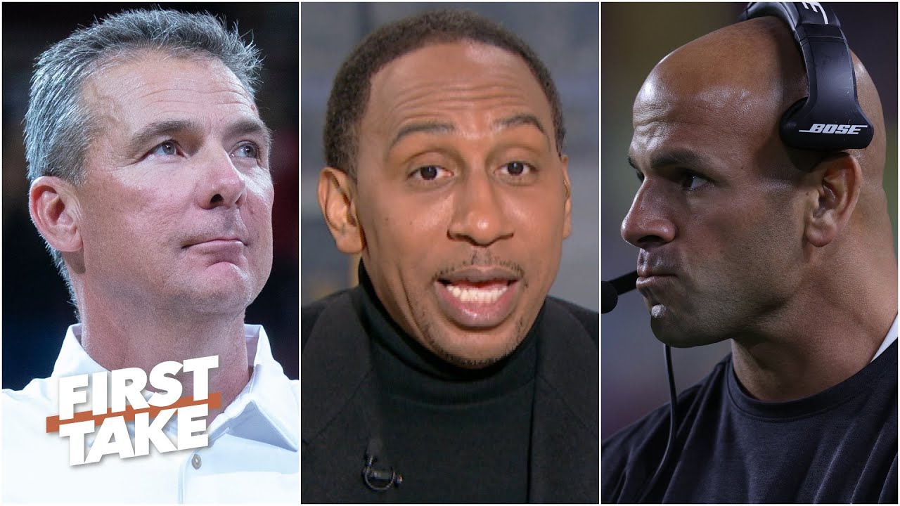 Stephen A. picks Urban Meyer over Robert Saleh as the better hire | First Take