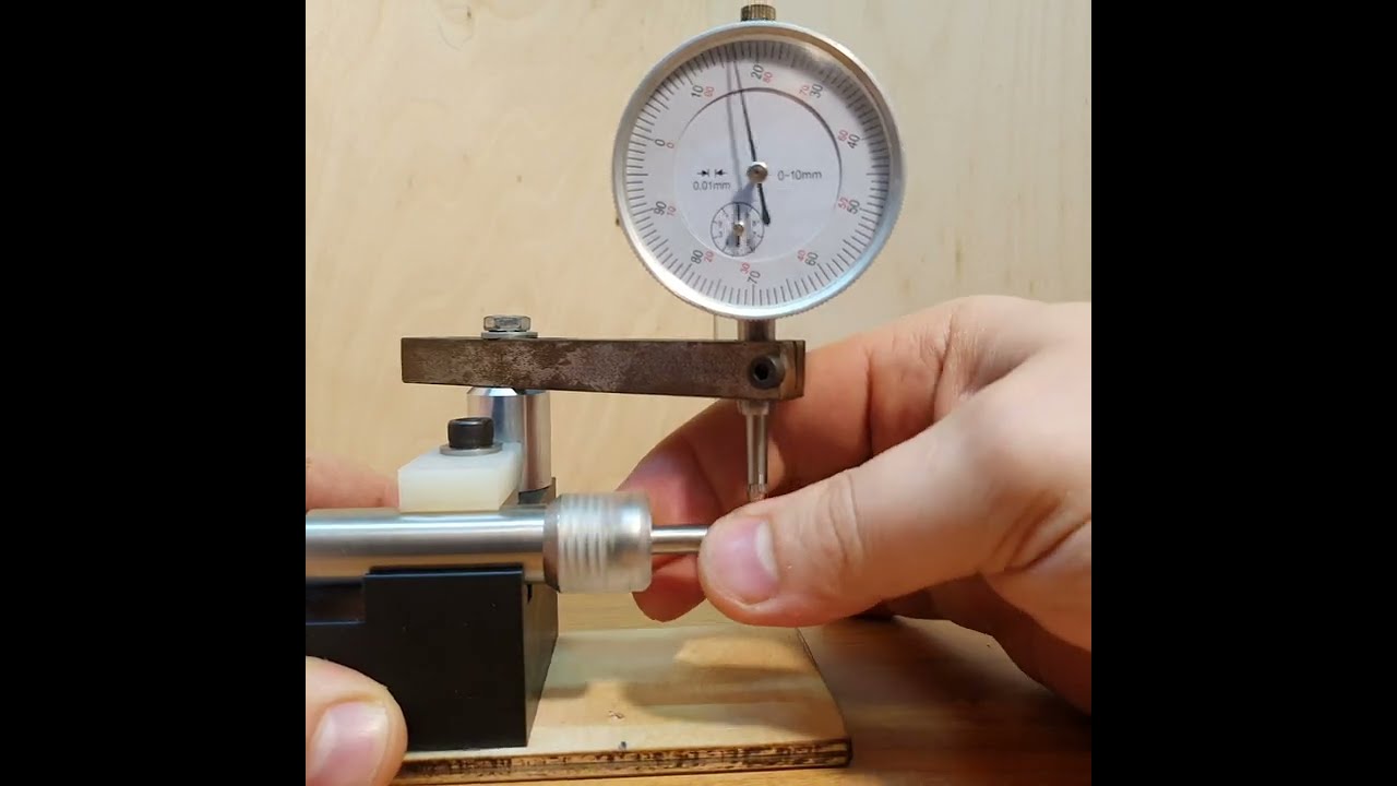 Testing a 3D Electronic edge finder - 16mm  stainless CNC probe made in UK