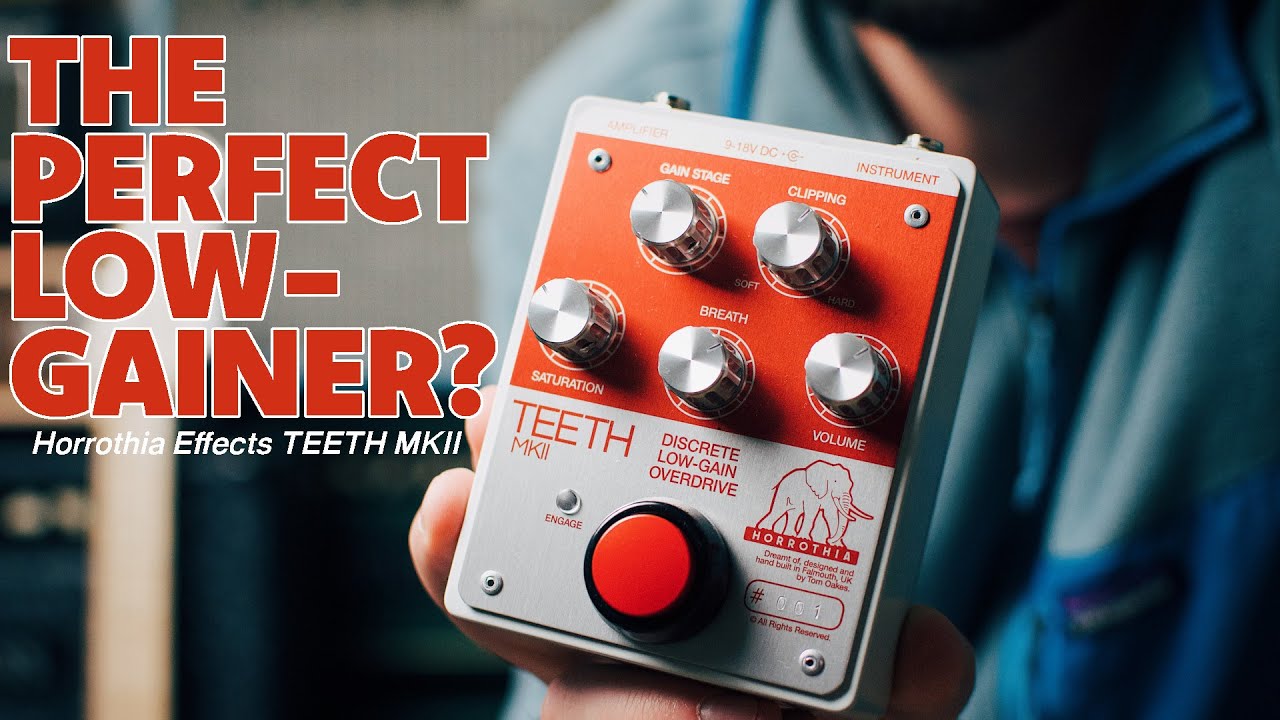 Horrothia Effects Teeth MKII Discrete Overdrive Pedal [Guitar Demo]