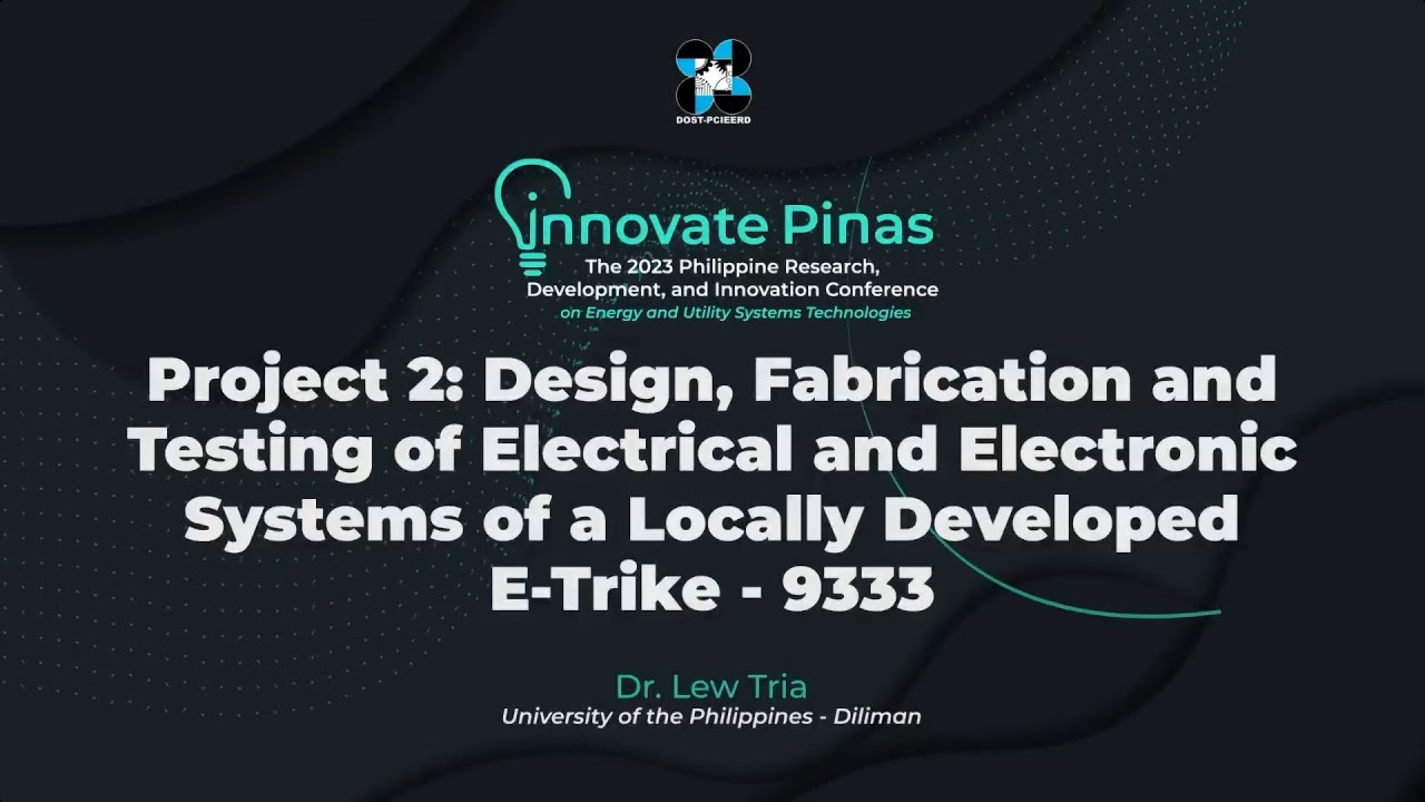 Design, Fabrication and Testing of Electrical and Electronic Systems of a Locally Developed E-Trike