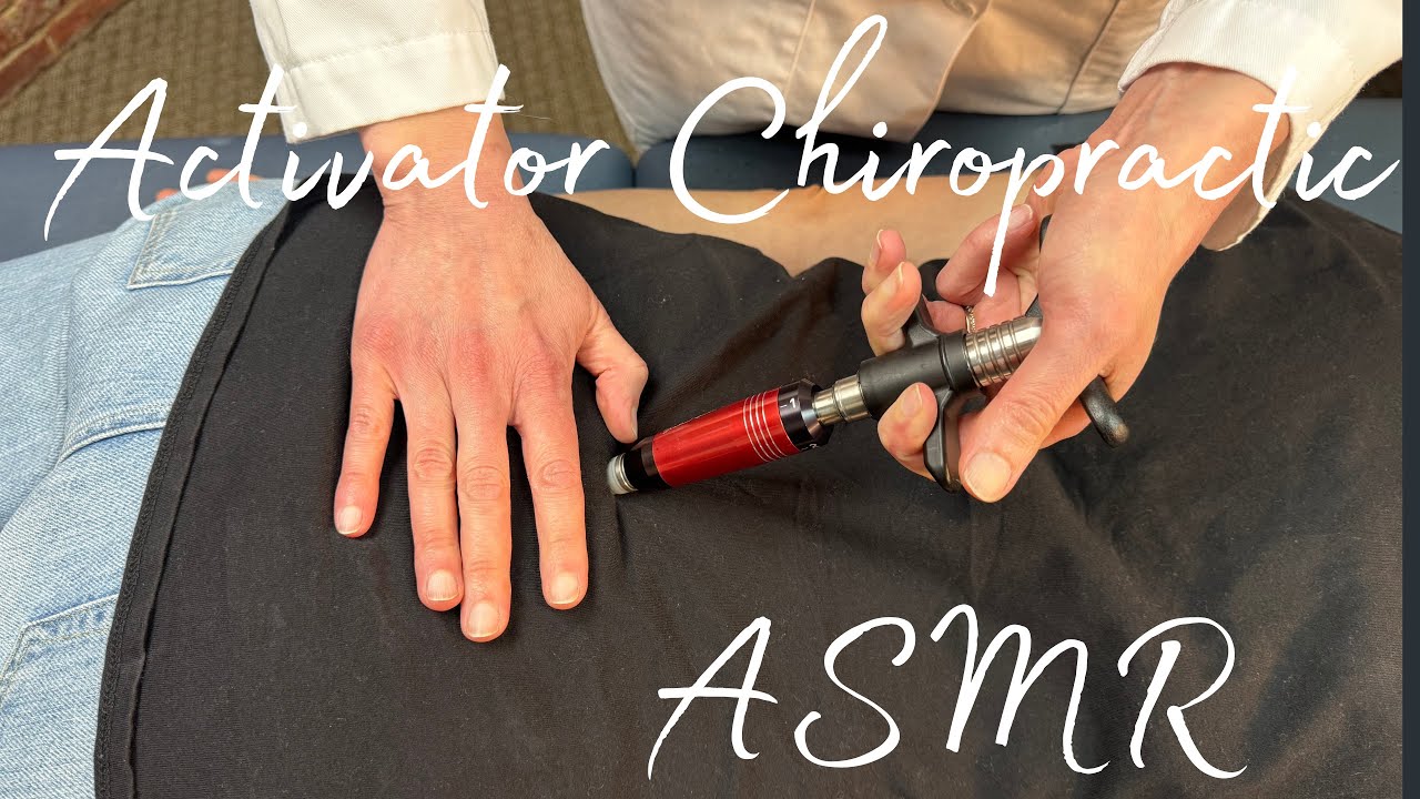 Lumbar Adjustment + Kinesio Taping (Chiropractic ASMR)