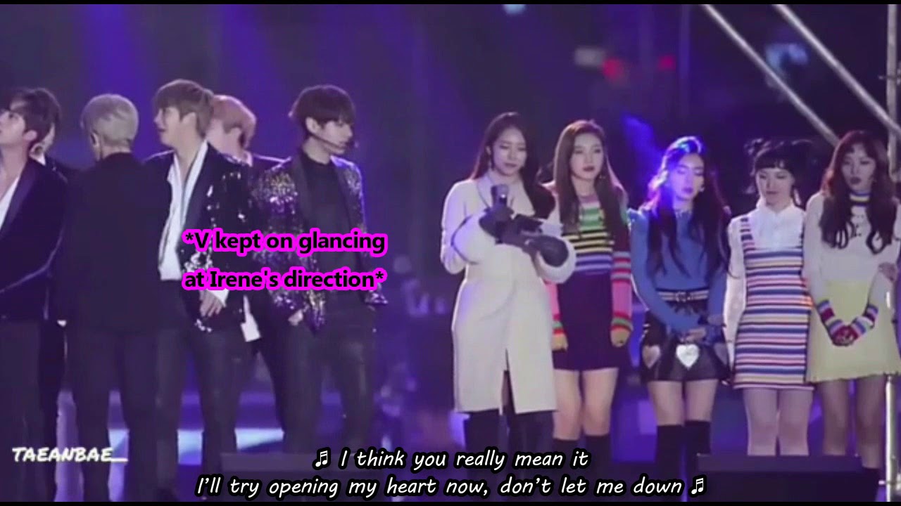 BTS X Red Velvet (Part 2) Taehyung(V) Irene - Perhaps Love
