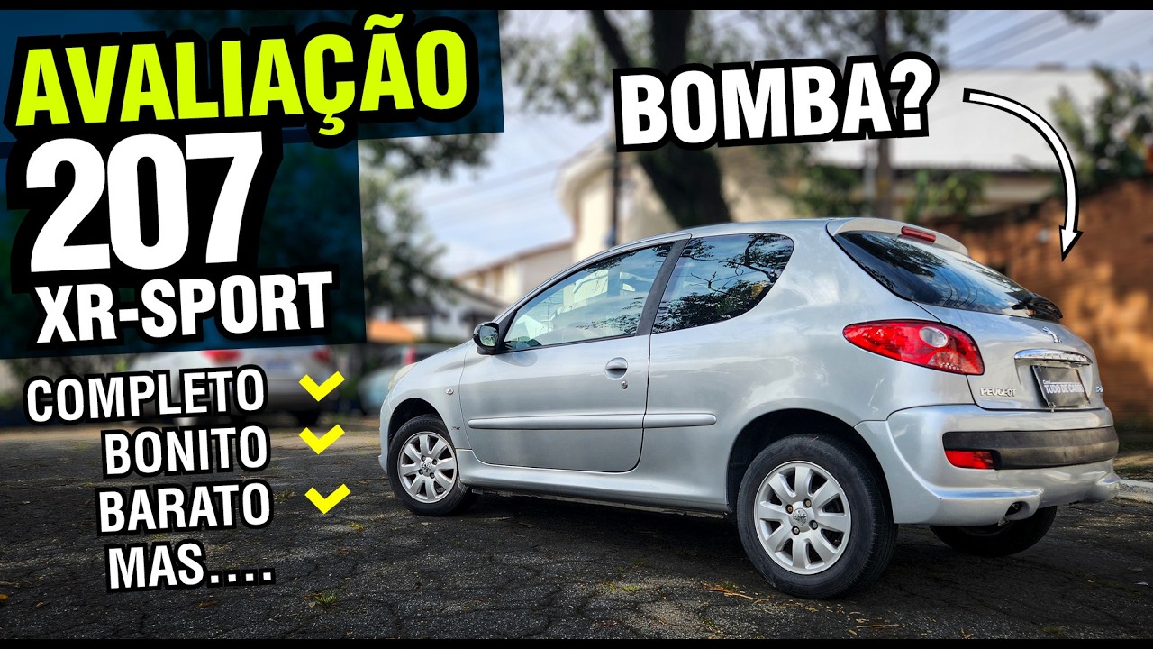 Carro barato de comprar e completo, mas tem que ter cuidado - Peugeot 207 XR 2009