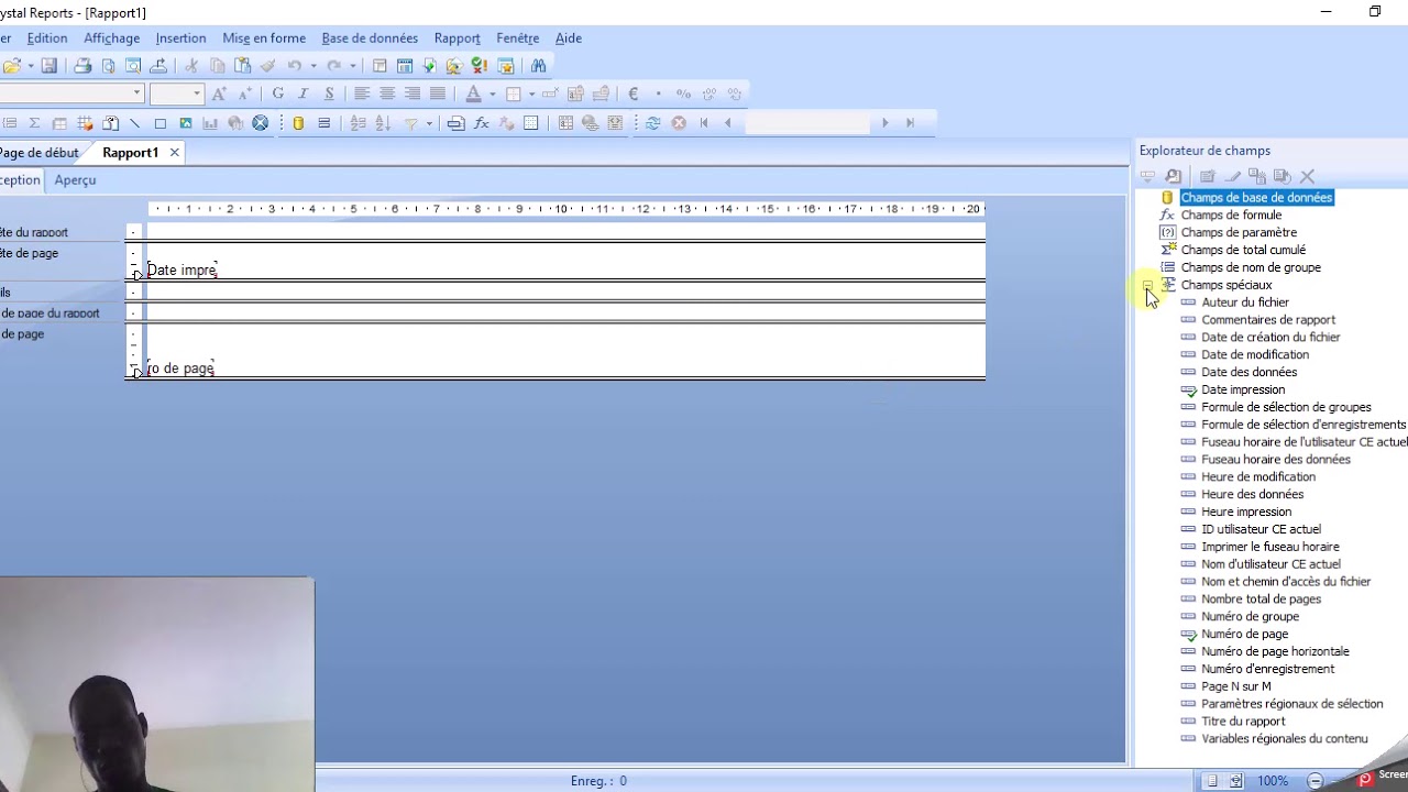TOP 1 TUTO CRYSTAL REPORTS