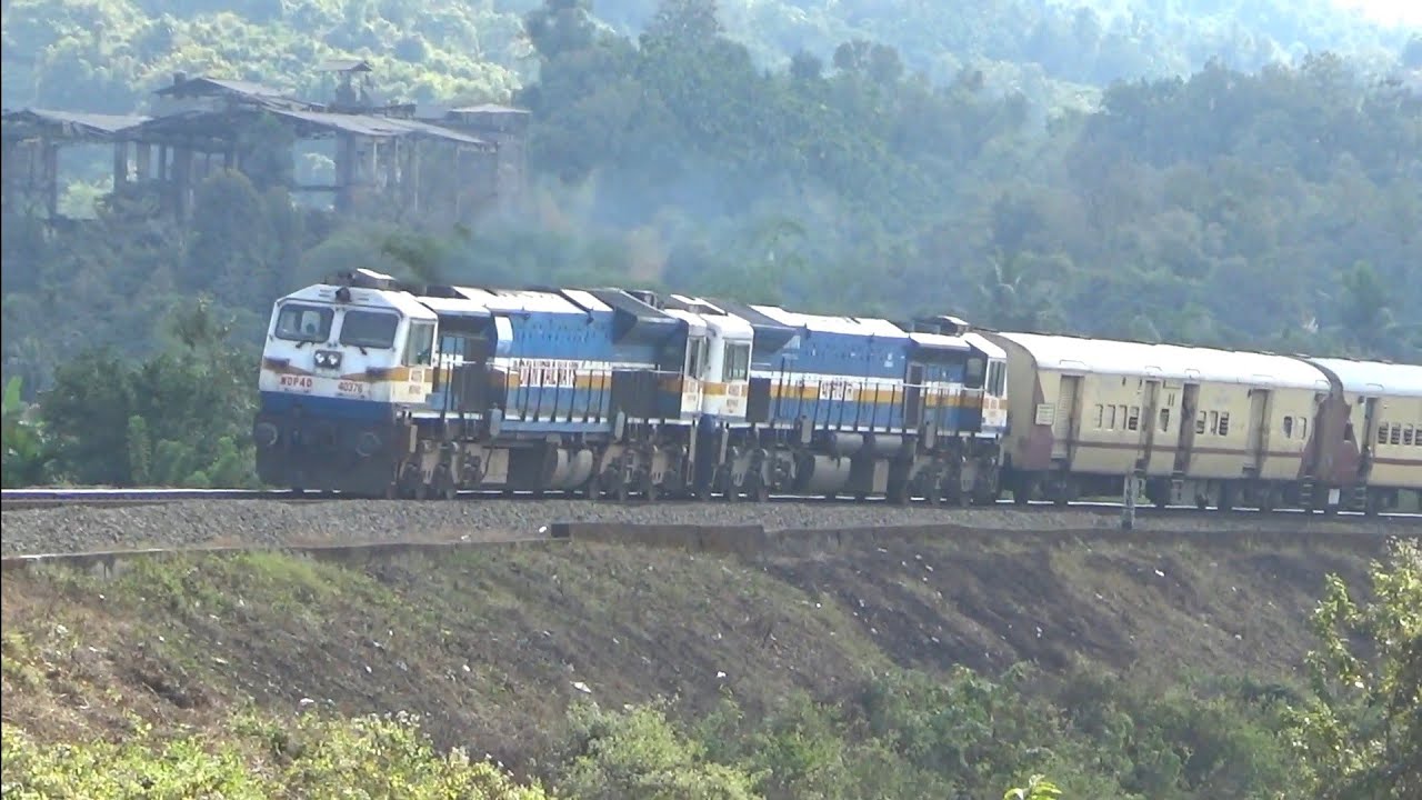 Silchar - Sealdah KANCHANJUNGA Express 13176 Crossing Barak River