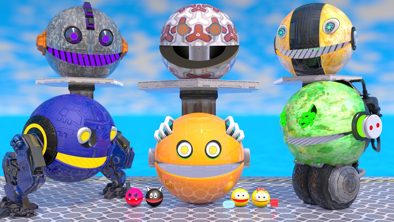 Pacman i niesamowity zesp&oacute;ł robot&oacute;w &ndash; naklejka z czasem i płytka z funkcją zmiany kształtu