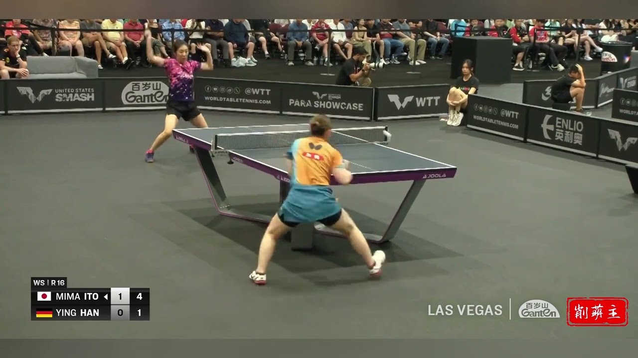 【难忘今削】：伊藤美诚🏓韩莹. 拍拍乐打削球就是这么无解，本次球台器材的更换好像就对伊藤这种弹击拍拍乐打法影响最小，明天桥本打伊藤可太难了！🤣三连关注~萌主加速#乒乓球 #削球 #生胶 #韩莹