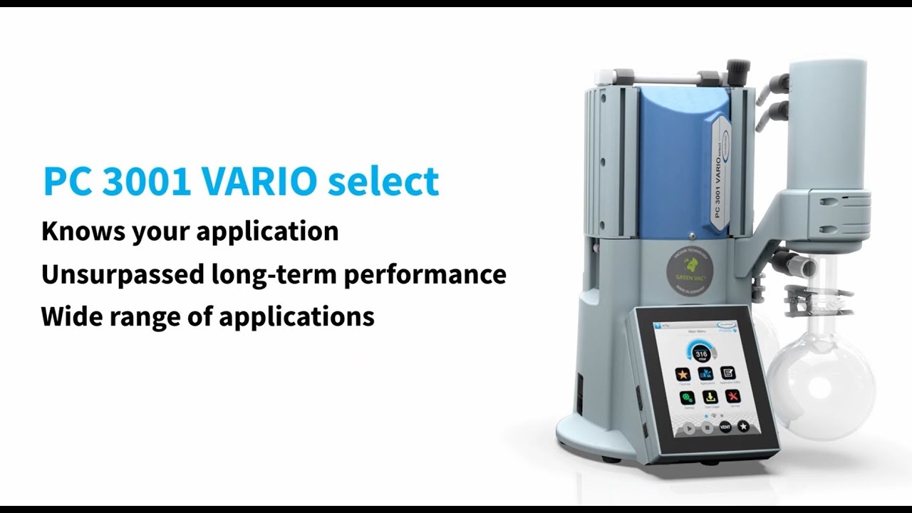 PC 3001 VARIO select &ndash; VACUUBRAND EN