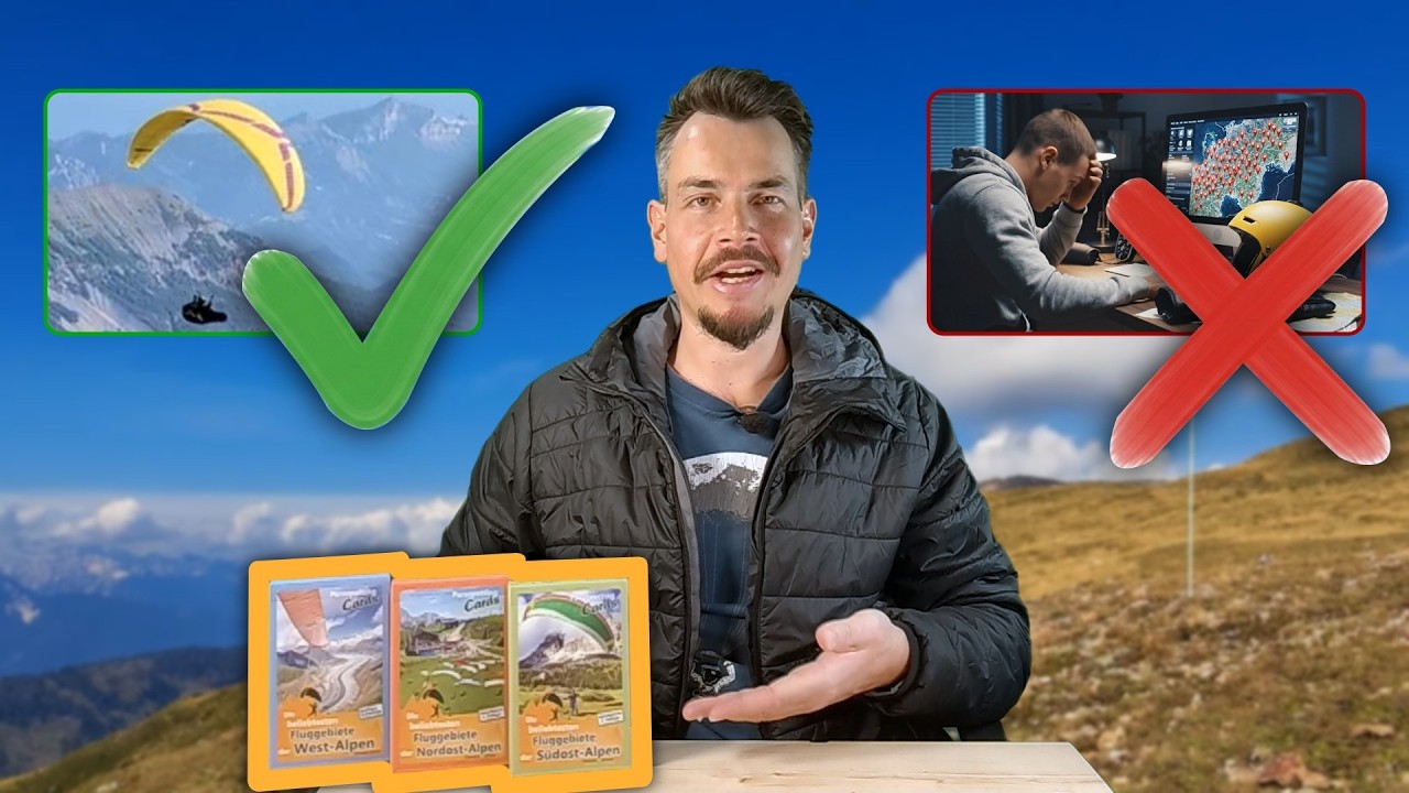 Die 96 besten Alpen-Fluggebiete für deinen Gleitschirm-Urlaub 🪂 (Paraspotting Cards erklärt)