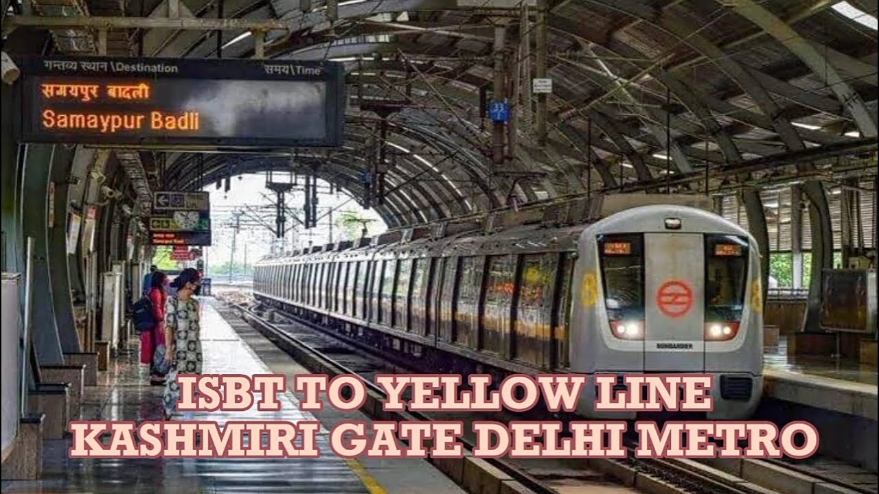 ISBT TO KASHMIRI GATE METRO YELLOW LINE #vlog #metro #travel #delhimetro #isbt #kashmirigate #DELHI