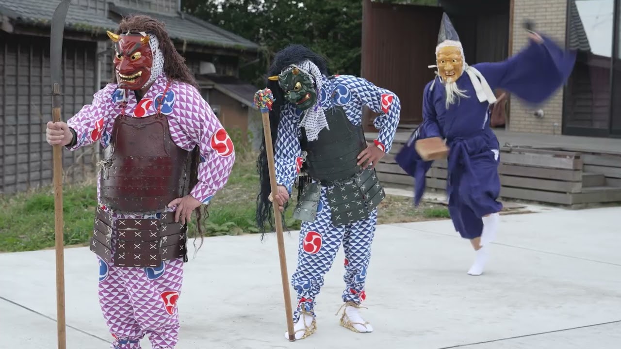 佐渡島のまつり～金北山神社の例祭・鬼太鼓と獅子舞