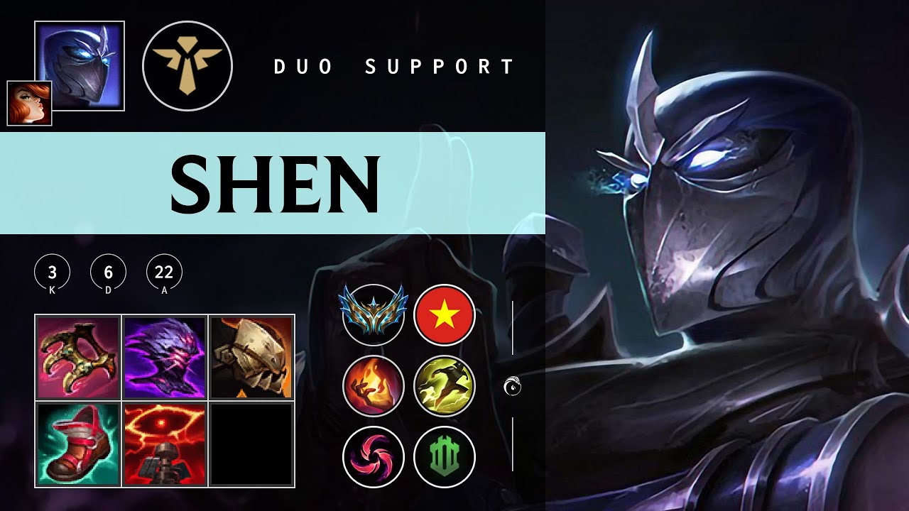 Shen Support vs Nami - VN Challenger Patch 25.22