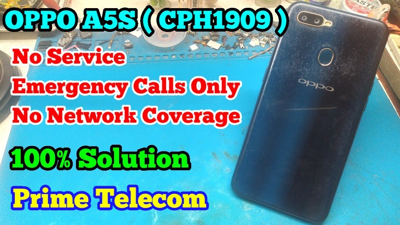 Oppo A5s ( CPH1909 ) | Network Problem | No Service & No Network | 100% Solution | Prime Telecom |