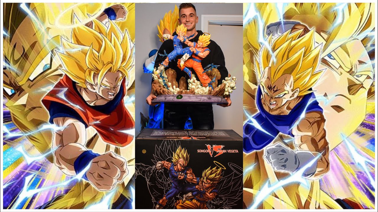 “HUGE UNBOXING“ Son Goku vs.Majin Vegeta - Dragon Ball Z ( 1/4 Scale Limited Edition Statue)
