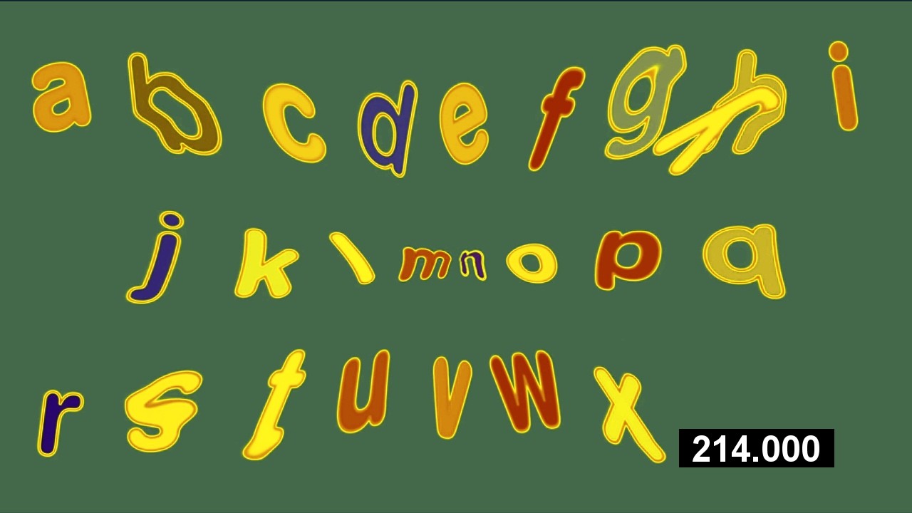 New Fun ABC Song in Fast Mode | Gamavision Csupo Visual Effects
